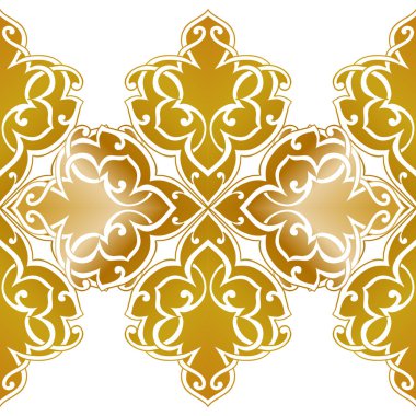 Kusursuz tek renkli süsleme deseni