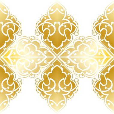 Kusursuz tek renkli süsleme deseni