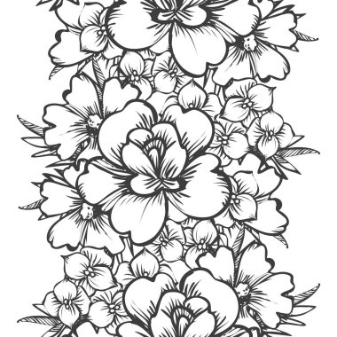 Kusursuz çiçek deseni 