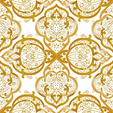 Kusursuz tek renkli süsleme deseni