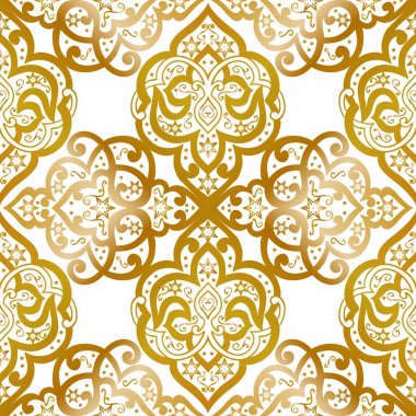 Kusursuz tek renkli süsleme deseni