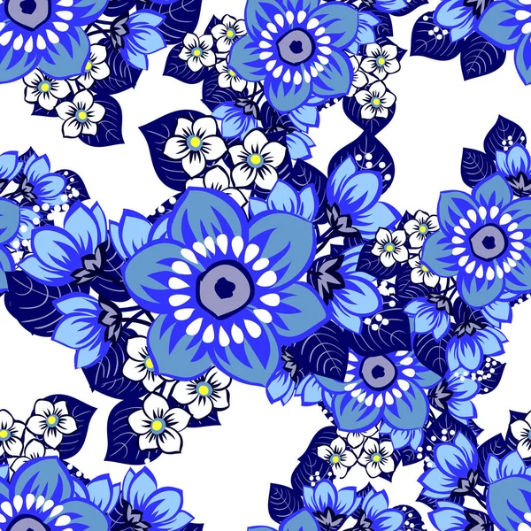 Seamless floral pattern — Stock Vector