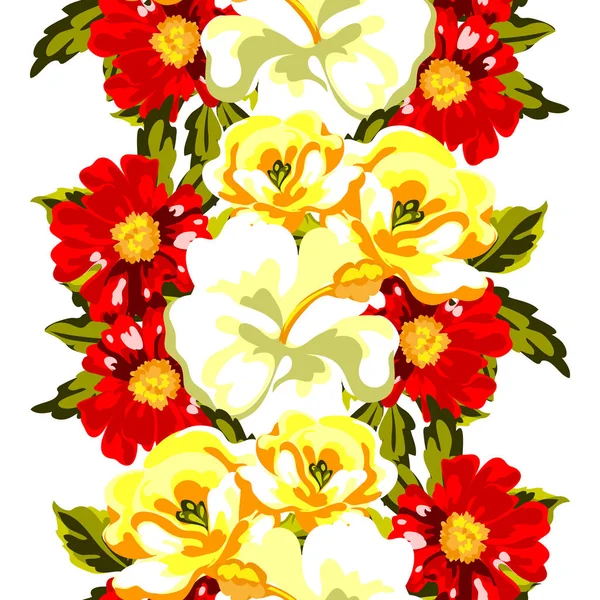 Seamless floral pattern — Stock Vector