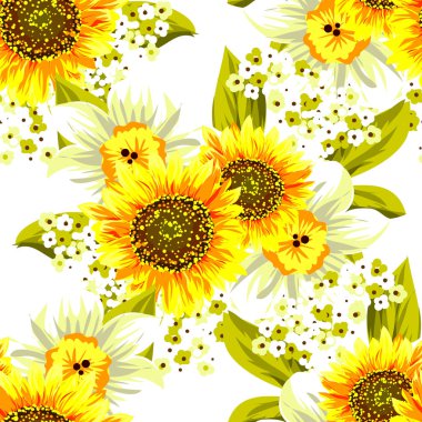 Vintage tarzı çiçek arka plan