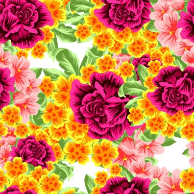 Kusursuz çiçek deseni 