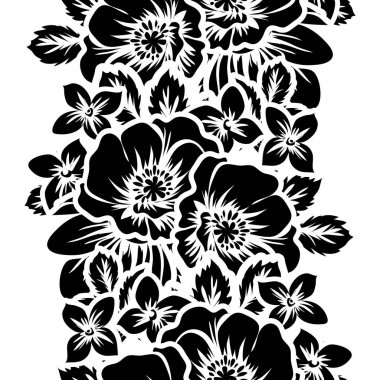 Vintage tarzı çiçek arka plan