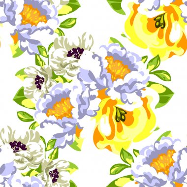 Vintage tarzı çiçek arka plan