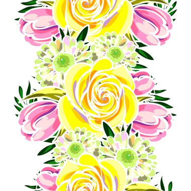 Kusursuz çiçek deseni 