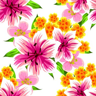 Vintage tarzı çiçek arka plan