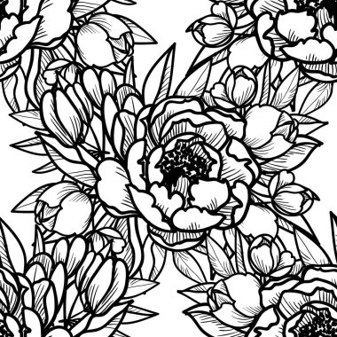 Vintage tarzı çiçek arka plan