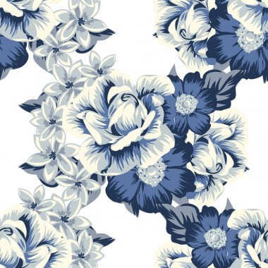 Vintage tarzı çiçek arka plan