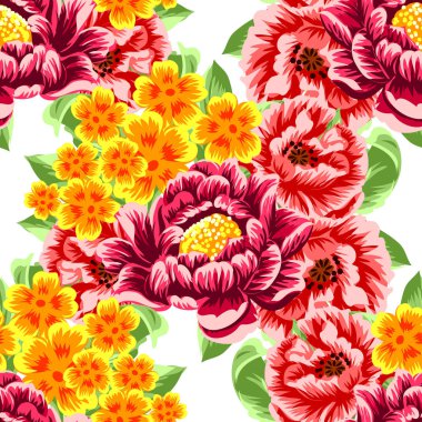 Vintage tarzı çiçek arka plan