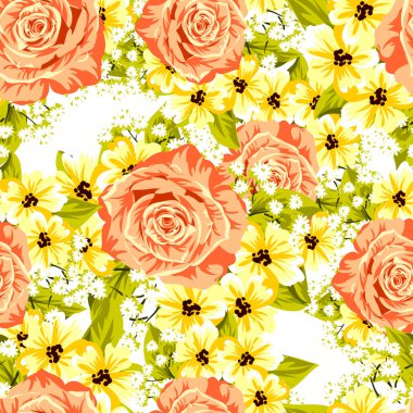 Kusursuz çiçek deseni 