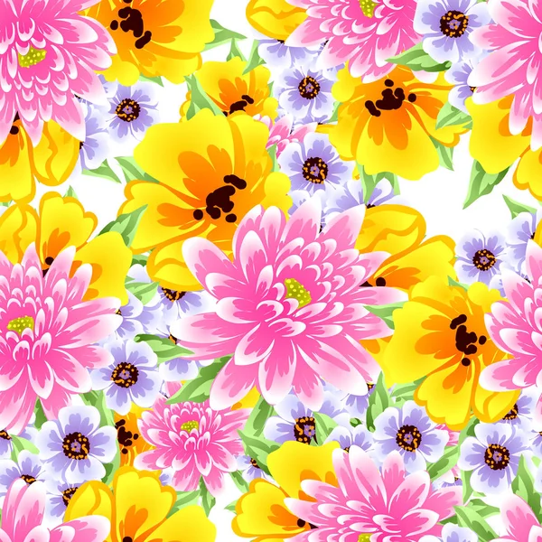 Estilo vintage fondo floral — Vector de stock