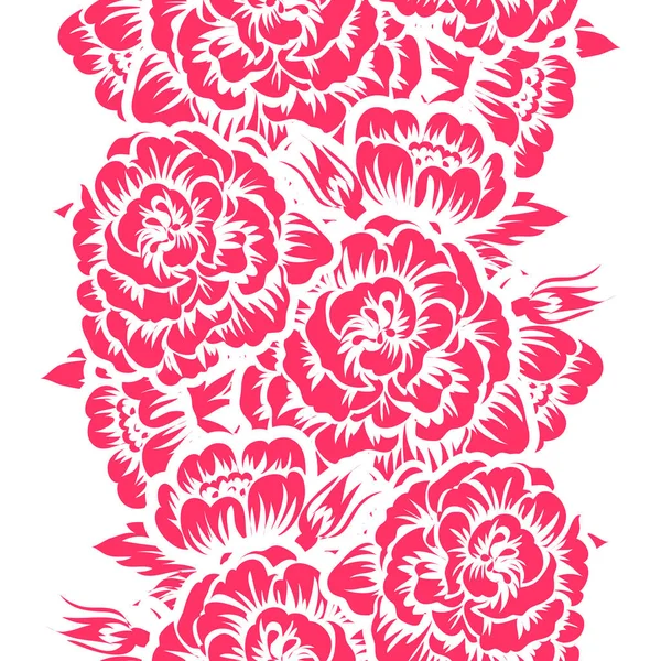 Modèle floral sans couture — Image vectorielle