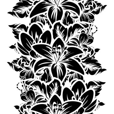 Vintage tarzı çiçek arka plan