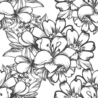 Vintage tarzı çiçek arka plan