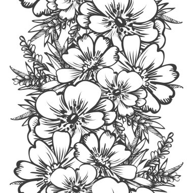 Kusursuz çiçek deseni 