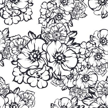 Vintage tarzı çiçek arka plan