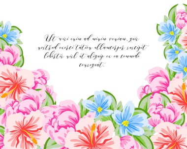 Elegance çerçeve çiçekli