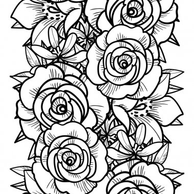 Kusursuz çiçek deseni 