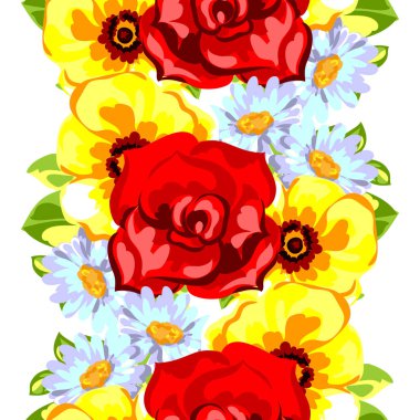 Kusursuz çiçek deseni 