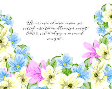 Elegance çerçeve çiçekli