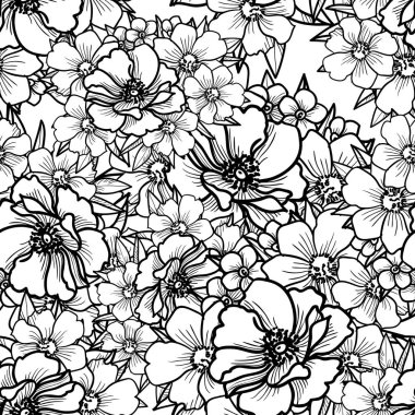 Vintage tarzı çiçek arka plan