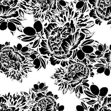 Vintage tarzı çiçek arka plan