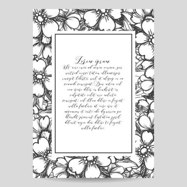 Elegance çerçeve çiçekli