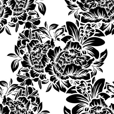 Vintage tarzı çiçek arka plan