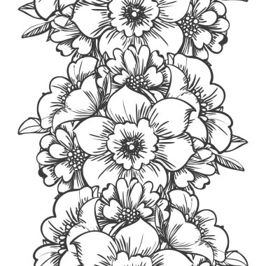 Kusursuz çiçek deseni 