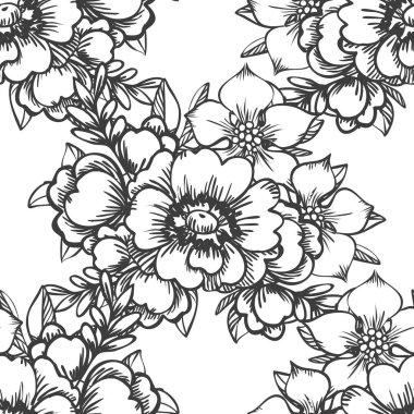 Kusursuz çiçek deseni 