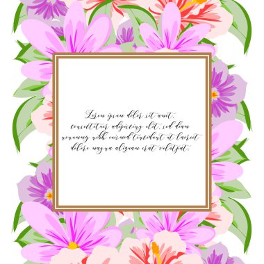 Elegance çerçeve çiçekli