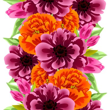 Vintage tarzı çiçek arka plan