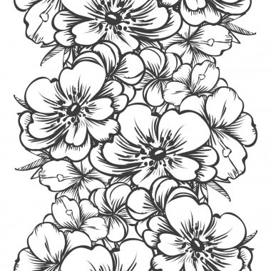 Kusursuz çiçek deseni 