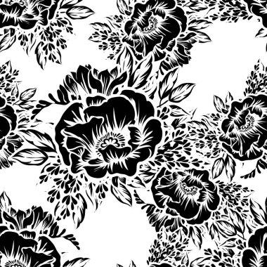 Vintage tarzı çiçek arka plan