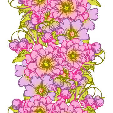 Kusursuz çiçek deseni 