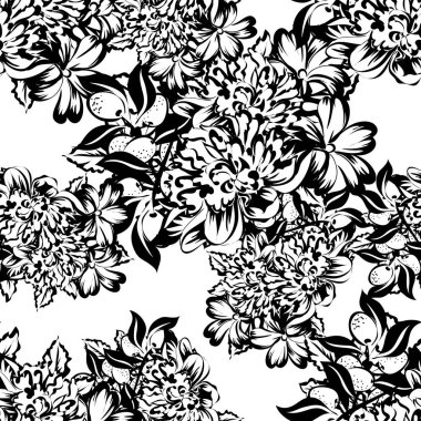 Vintage tarzı çiçek arka plan