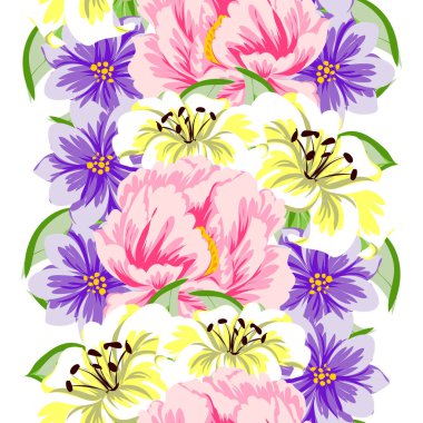 renkli yumuşak çiçek