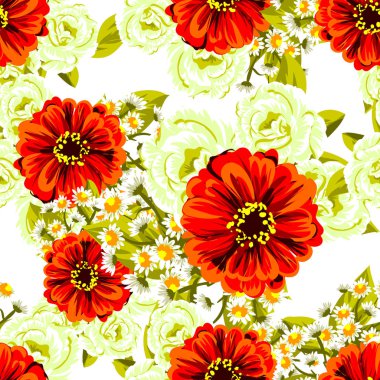 Kusursuz çiçek deseni 