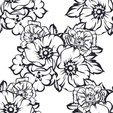 Vintage tarzı çiçek arka plan