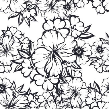 Vintage tarzı çiçek arka plan