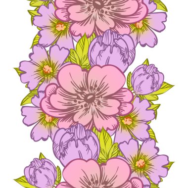 Kusursuz çiçek deseni 