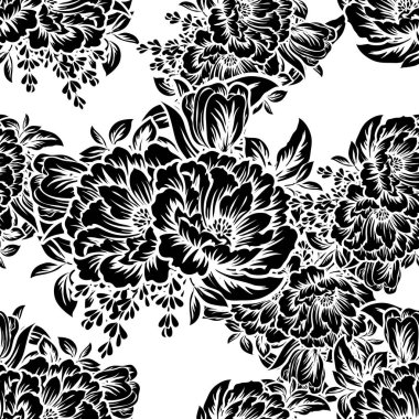 Vintage tarzı çiçek arka plan