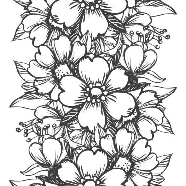 Kusursuz çiçek deseni 