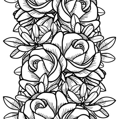 Vintage tarzı çiçek arka plan