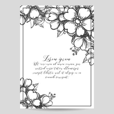 Elegance çerçeve çiçekli