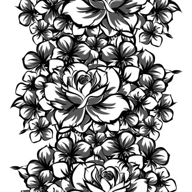 Vintage tarzı çiçek arka plan