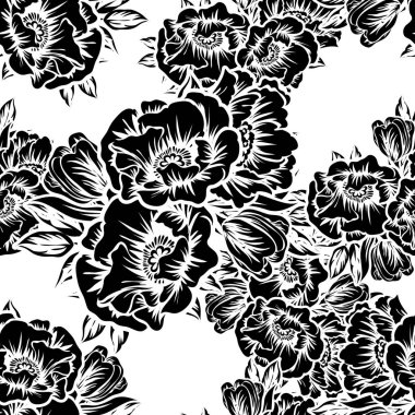 Vintage tarzı çiçek arka plan